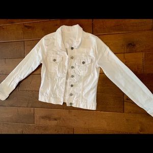 Kut from Cloth white denim jacket
